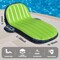 Pool Floats Adult Heavy Duty, Inflatable Pool Lounger Float with Cup Holder and Caddy, Extra Large Pool Rafts for Adults, Tanning Pool Float Water Floaties Beach Lake Sunbathing